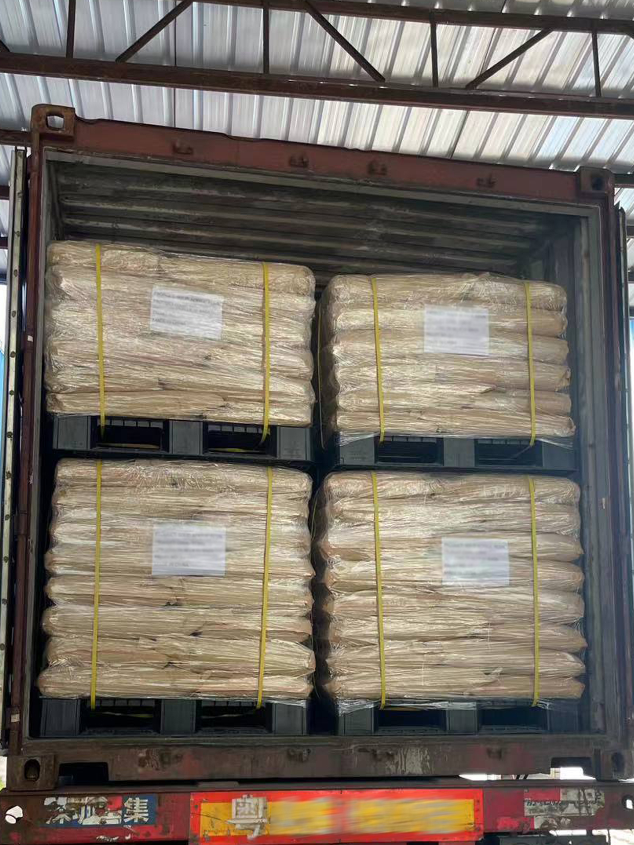 shipping of solid water-based acrylic resins